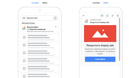 Responsive Display Ads - Mobile Gmail Ad