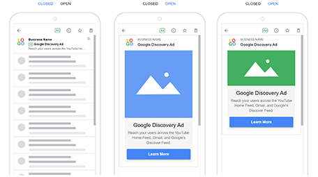 Google Discovery Ads on Gmail (Mobile)